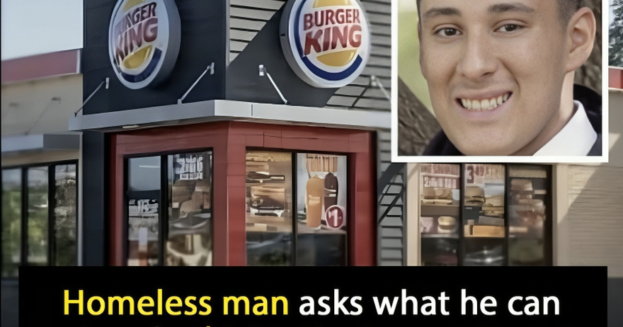 Homeless man asks Burger King worker ‘What can I get for $0.50?’ – the boy’s answer is wise beyond his years