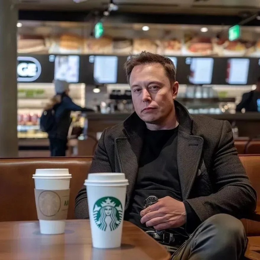 Elon Musk overhears a Starbucks worker’s struggles to purchase a gift for her daughter