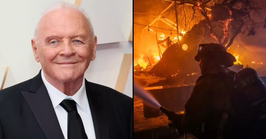 Anthony Hopkins shares important message after ‘losing his own home’ in the LA wildfires