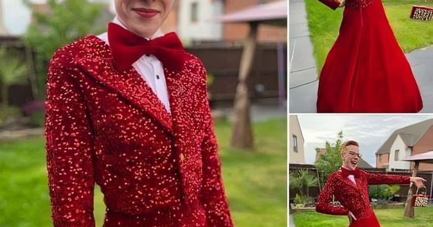 Boy, 16, divides the internet with billowing ballgown, some say he’s ‘stunning’ others say ‘vile’