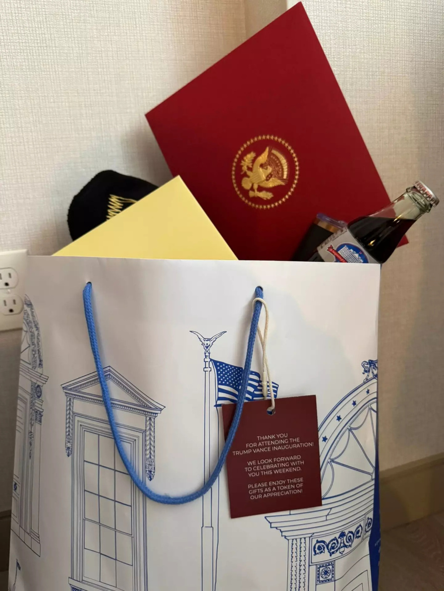 VIP guests at Donald Trump’s inauguration received strange gift inside goody bag