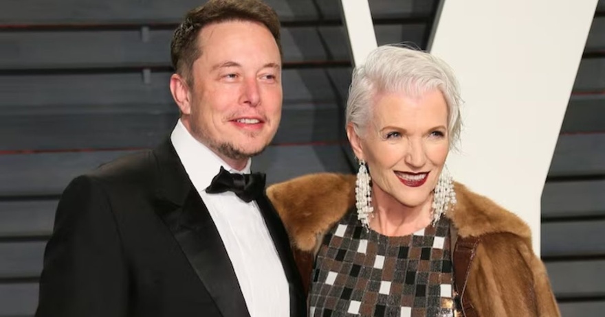 Elon Musk’s model mom Maye Musk walks runway at fashion week. Stuns with a new look