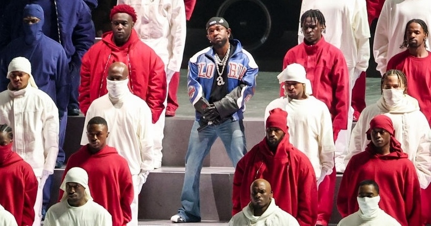 Fans work out the ‘hidden meanings’ behind Kendrick Lamar’s Super Bowl halftime performance