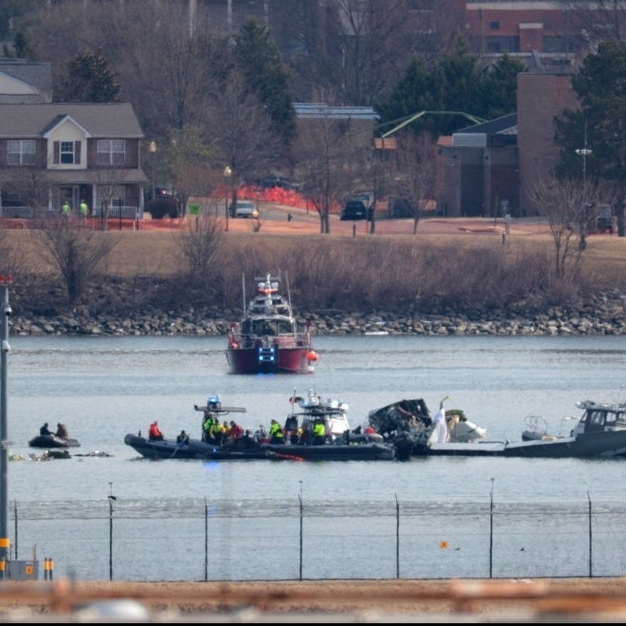 Two airport workers arrested over American Airlines crash leak