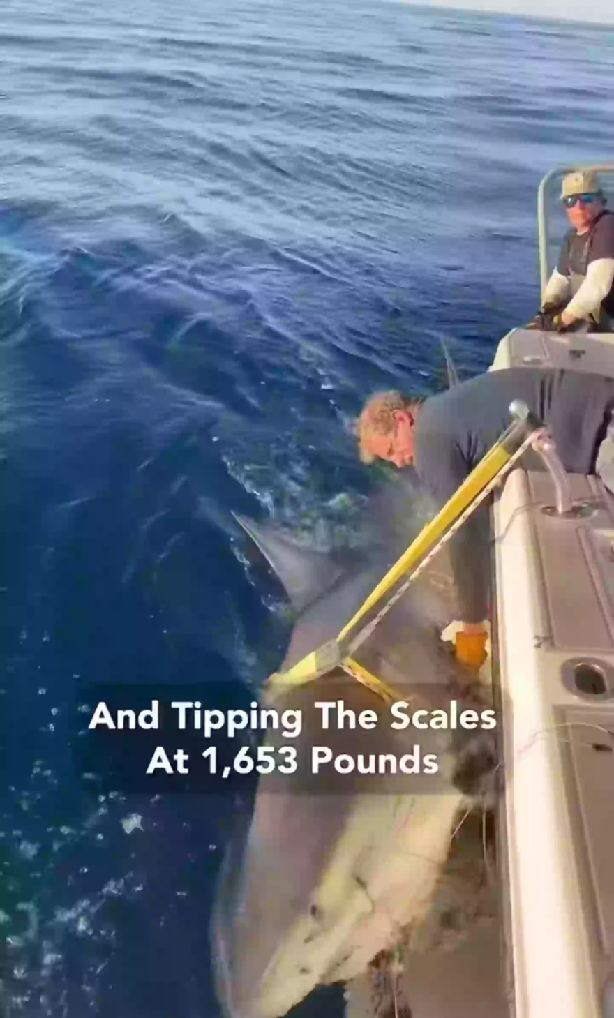 Biggest male great white shark ever recorded in Atlantic Ocean discovered off US coast