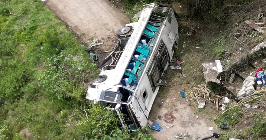 At Least 13 Dead, 28 Injured After Bus of Tourists Plunges Down 160-Foot Gorge