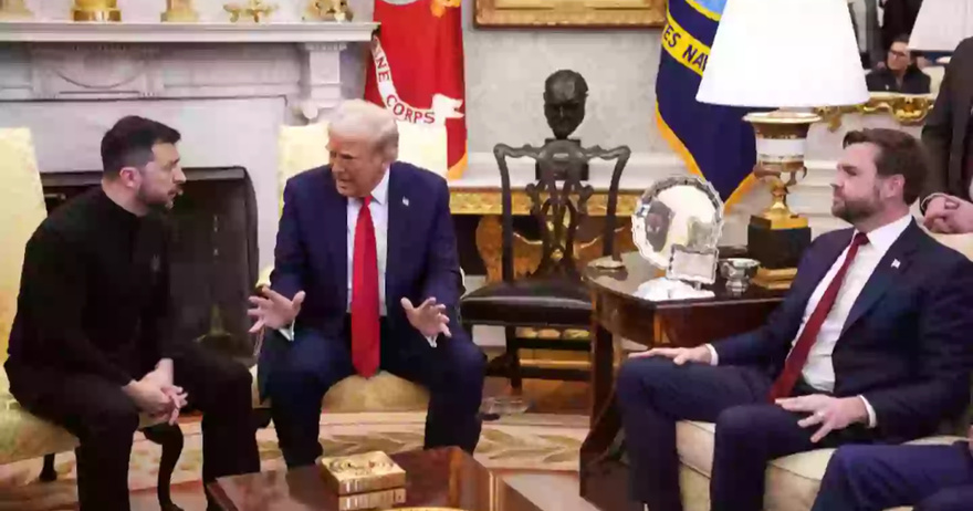 Donald Trump issues statement after telling President Zelenskyy he’s ‘gambling with WW3’ in White House argument