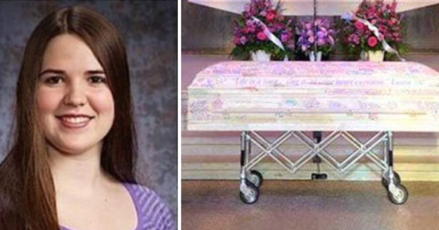 Teenage girl’s coffin breaks hearts after she dies from cancer