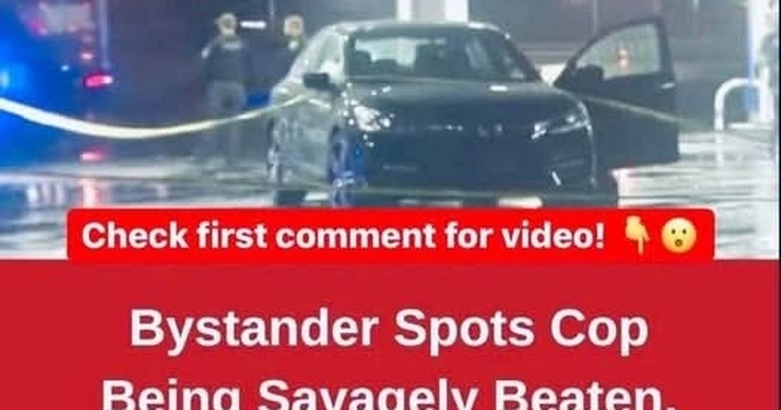 Bystander Spots Sergeant Being Savagely Beaten, So She Takes Out Her Gun And Ends The Attack